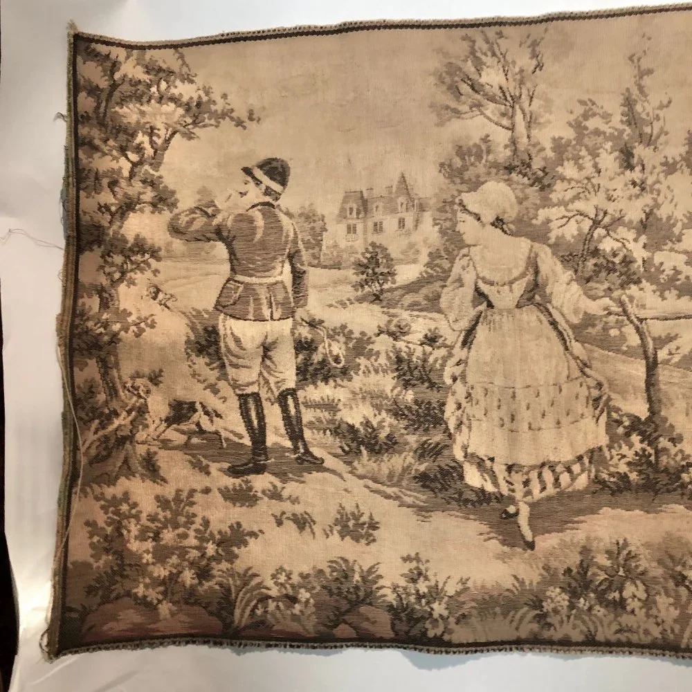 Vintage 'Courtship' Tapestry